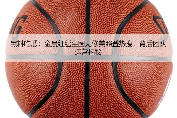 黑料吃瓜：金晨红毯生图无修美照登热搜，背后团队运营揭秘